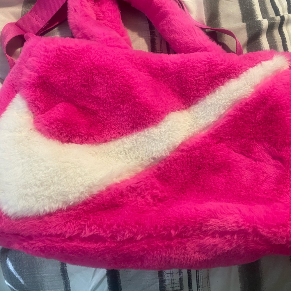 Fluffy Nike bag